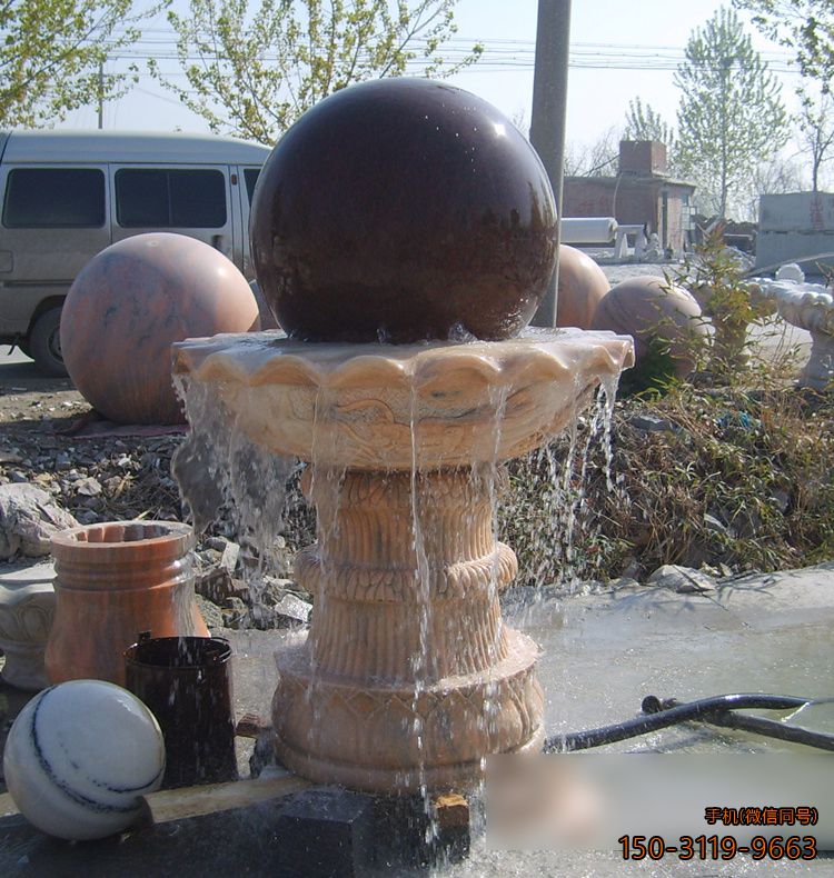 大理石風水球_小區(qū)景觀園林裝飾構件