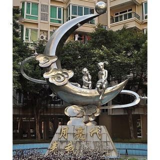 景觀(guān)不銹鋼雕塑的安裝