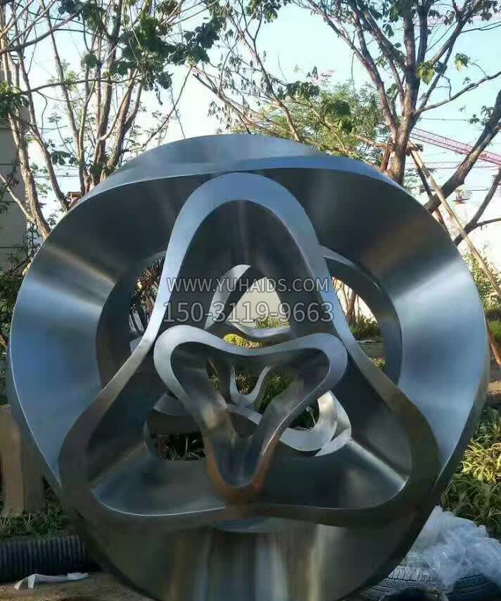 園林城市抽象標志雕塑