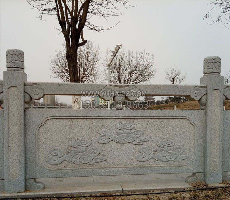 園林護城河石欄板景觀石雕雕塑