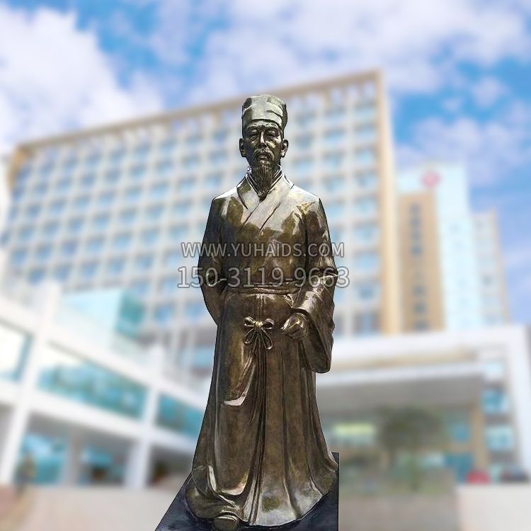 李時(shí)珍仿銅雕塑-醫(yī)院醫(yī)學(xué)院歷史名人古代著名人物雕像 李時(shí)珍仿銅雕塑-醫(yī)院醫(yī)學(xué)院歷史名人古代著名人物雕像