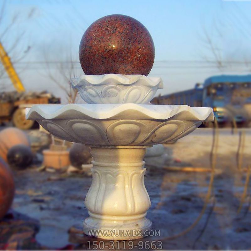 雕塑雕塑 學(xué)院廣場(chǎng)漢白玉風(fēng)水球噴泉<a href=
