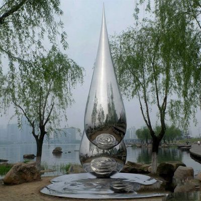 不銹鋼水滴，雨滴景觀(guān)雕塑