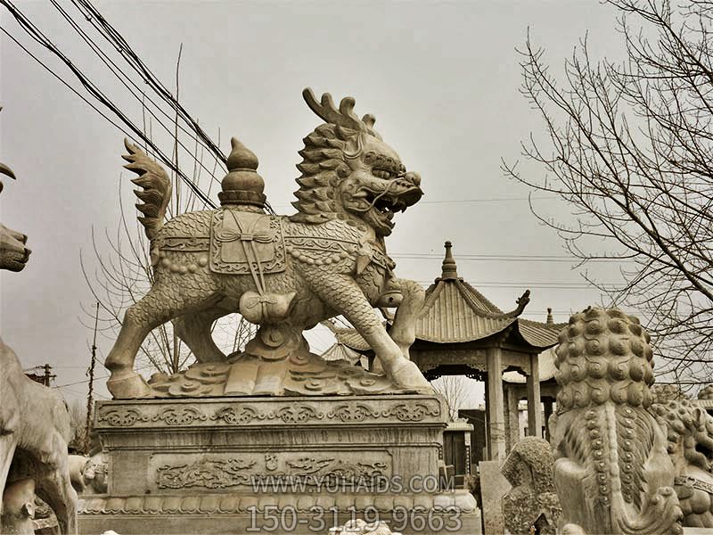 石雕庭院廣場(chǎng)大型戶(hù)外動(dòng)物景觀(guān)神獸貔貅雕塑