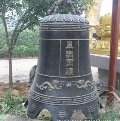 風(fēng)調(diào)雨順鑄銅鐘，吊鐘，掛鐘