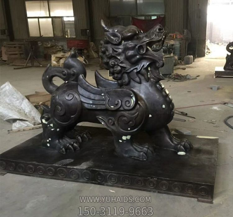玻璃鋼仿銅仿真動物公司企業(yè)招財貔貅雕塑 玻璃鋼仿銅仿真動物公司企業(yè)招財貔貅雕塑