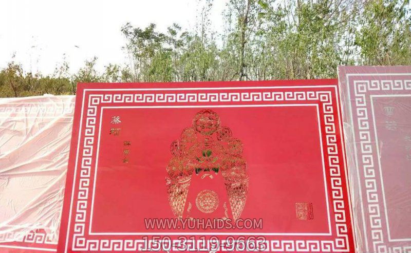 公園創(chuàng)意抽象戶外不銹鋼剪紙工藝臉譜雕塑 公園創(chuàng)意抽象戶外不銹鋼剪紙工藝臉譜雕塑
