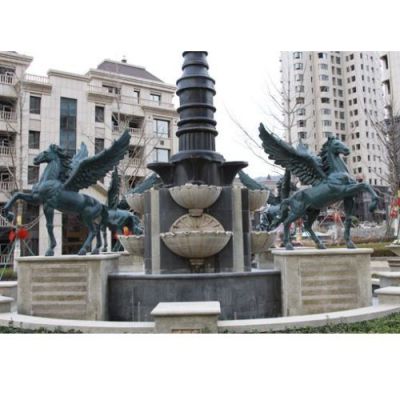 廣場(chǎng)阿波羅戰(zhàn)車(chē)雕塑 大型戶(hù)外景觀擺件