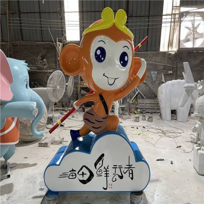 玻璃鋼樹脂卡通游樂(lè)場(chǎng) 孫悟空