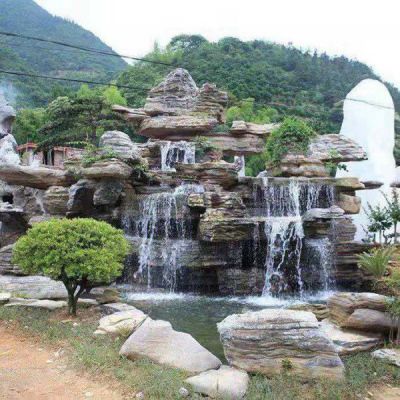 公園小區(qū)假山造景噴泉流水景觀(guān)雕塑
