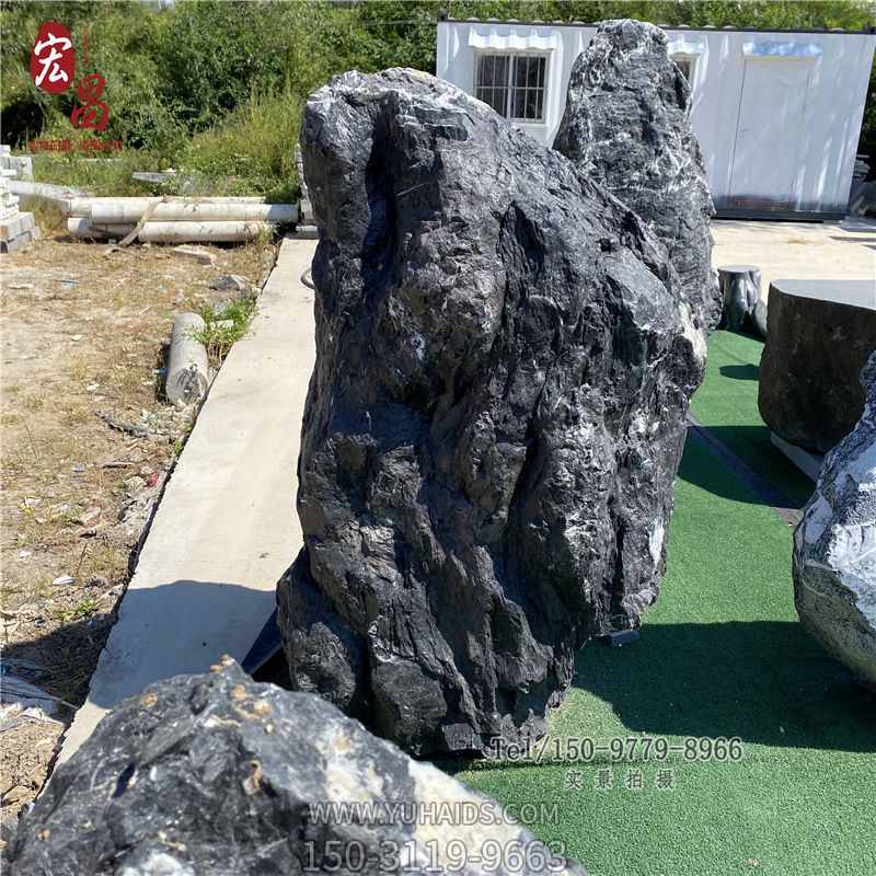 九龍玉景觀石屏風門牌石路標園林假山天石頭然公園庭院別墅影壁石_2424雕塑