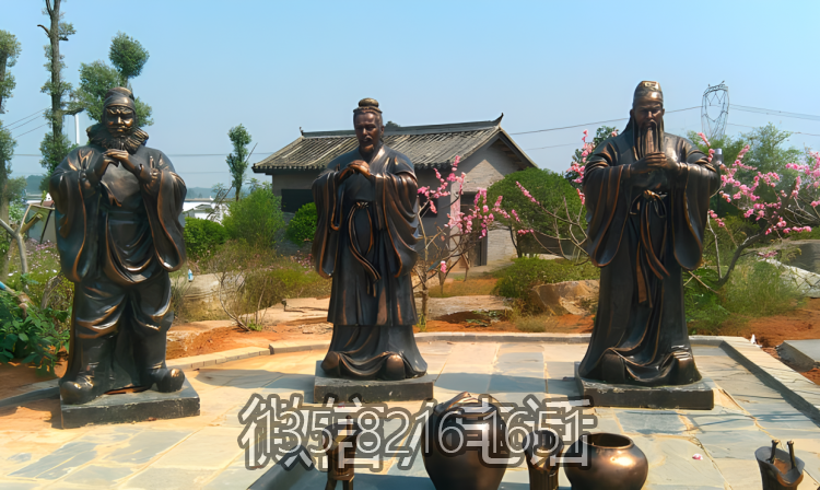 桃園三結(jié)義鑄銅人物雕塑