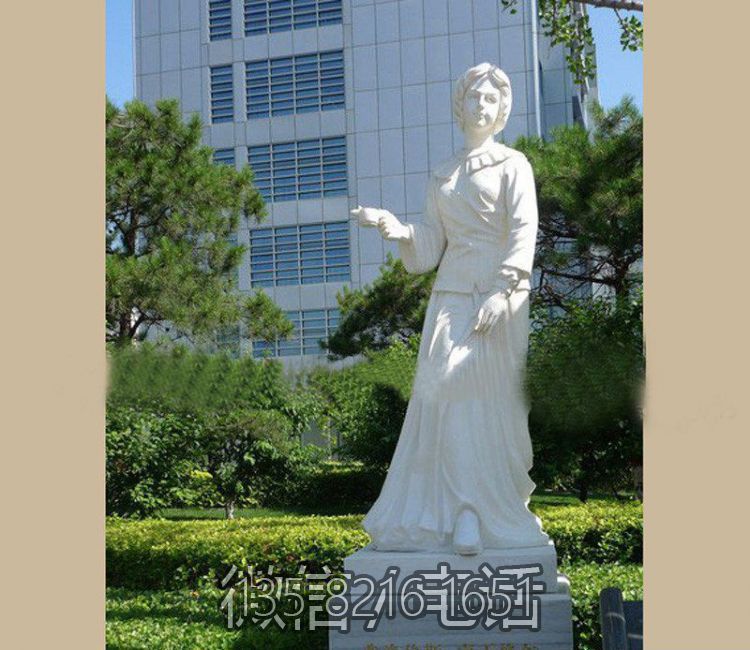 校園銅雕名人護(hù)理學(xué)家提燈天使弗洛倫斯·南丁格爾雕塑