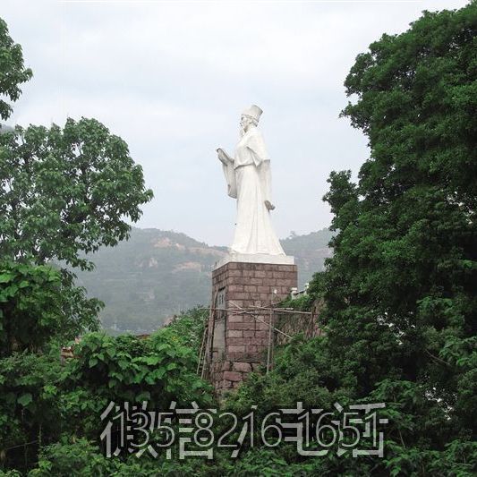 歷史名人山水詩派鼻祖漢白玉謝靈運(yùn)景區(qū)景觀石雕塑像