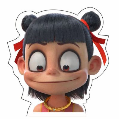 網(wǎng)紅魔童降世哪吒雕塑，樹脂玻璃鋼卡通人物雕塑