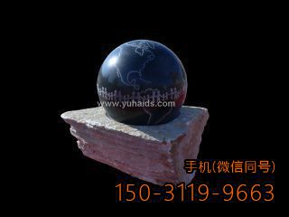 單層紅色、黑色大理石風(fēng)水球